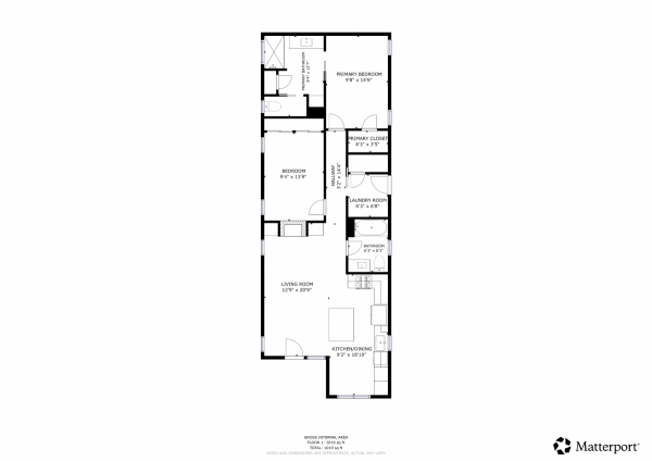 Floor plan of home