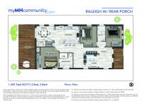 2026 CAVCO - Plant City Raleigh w/ Rear Porch - Limited Series Mobile Home