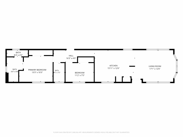 Floor plan of home