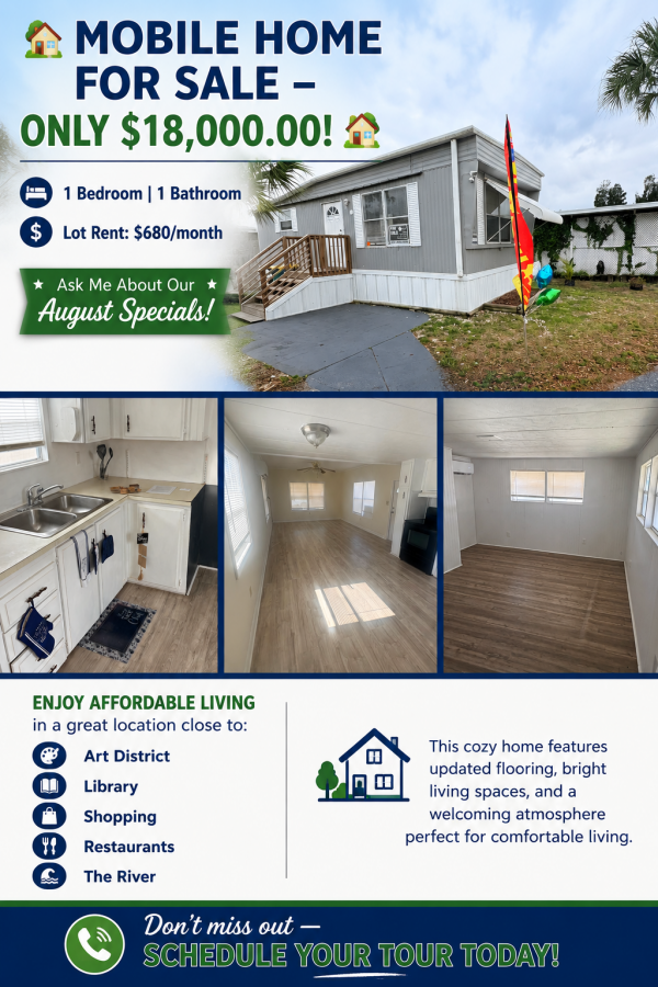 1972  Mobile Home For Sale