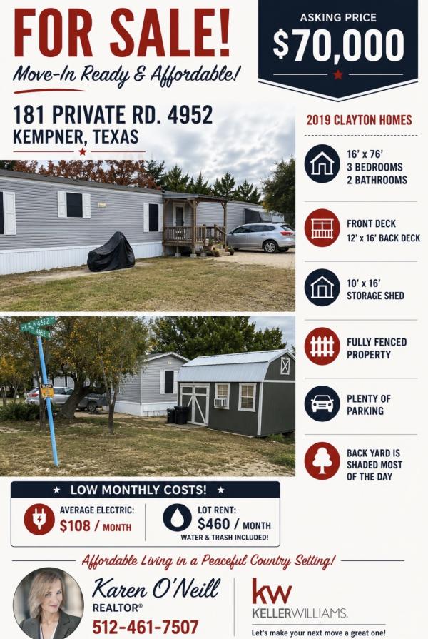 2019 Clayton Homes Mobile Home For Sale