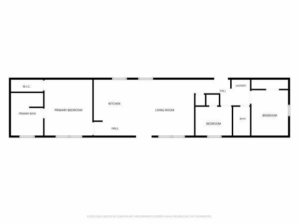 Floor plan of home