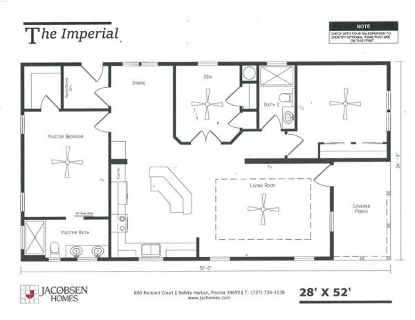 2027 Jacobsen IMP-28X52 Mobile Home