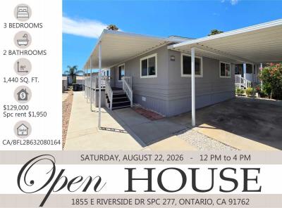 Mobile Home at 1855 E Riverside Dr Spc 277 Ontario, CA 91761
