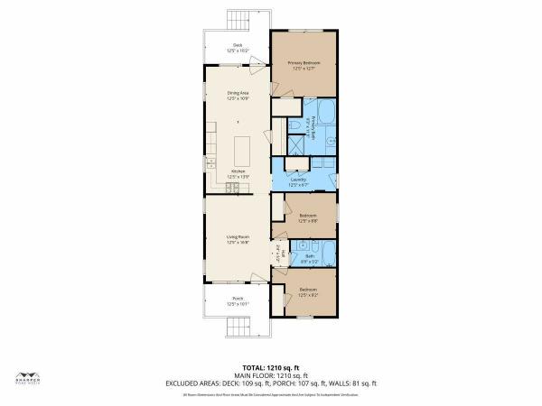 Floor plan of home