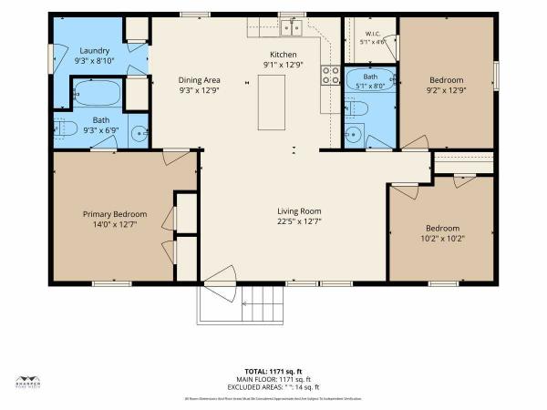 Floor plan of home