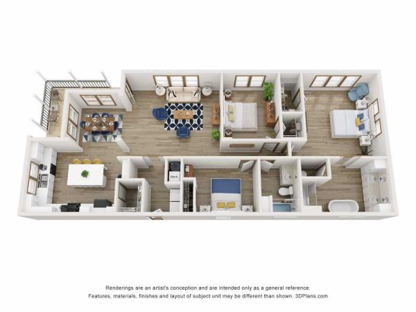 Floor plan of home