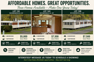 Mobile Home at 122 Lincoln park Richmondville, NY 12149