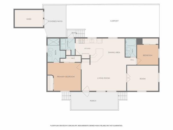 Floor plan of home