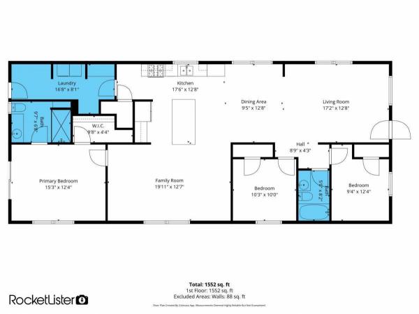 Floor plan of home