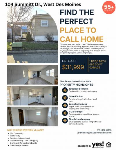 Mobile Home at 104 Summitt Dr Lot Sum-104 West Des Moines, IA 50265
