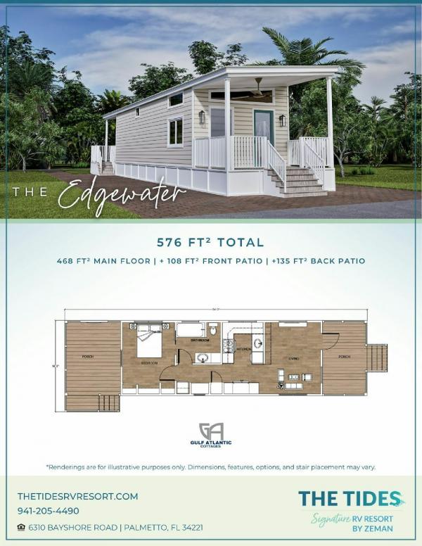 2026 Gulf Atlantic Cottages, LLC Florida Park Cottage Manufactured Home
