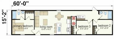 Mobile Home at 3101 River Rd., Lot #206 Sodus, MI 49126