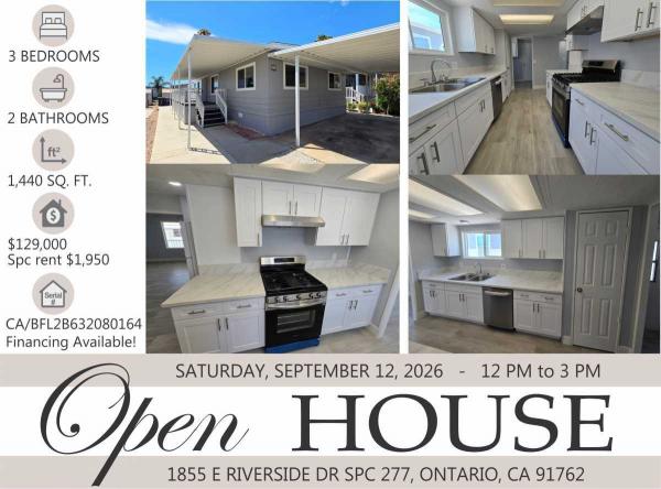 Photo 1 of 2 of home located at 1855 E Riverside Dr Spc 277 Ontario, CA 91761