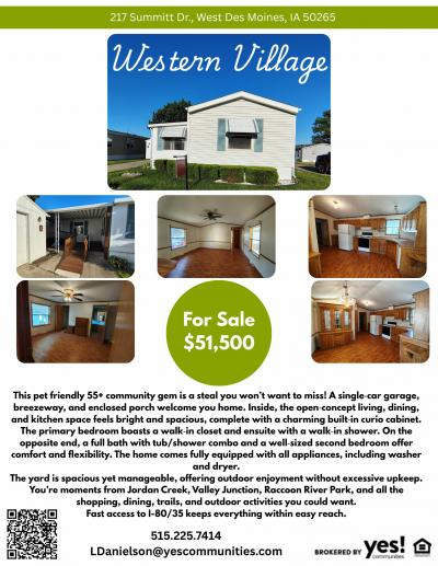 Mobile Home at 217 Summitt Dr Lot Sum-217 West Des Moines, IA 50265