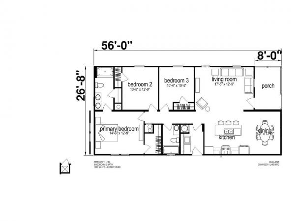 2027 Skyline Key Largo K1 2856H32G11 Manufactured Home