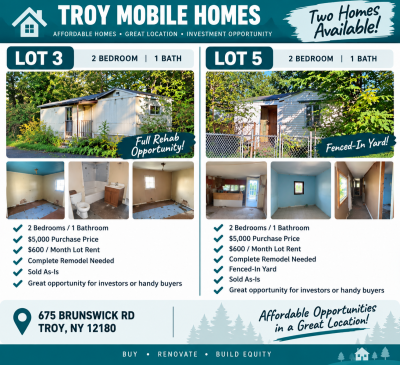 Mobile Home at 675 Brunswick Rd, Troy, NY 12180