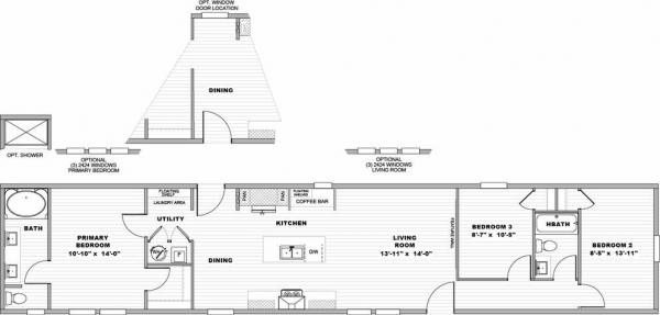 Floor plan of home