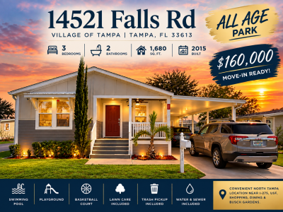 Mobile Home at 14521 Fall Rd Tampa, FL 33613