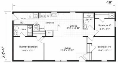 Mobile Home at 188 Ponderosa Trail South Belleville, MI 48111