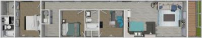 Mobile Home at 1629 Southwood Dr. Lot 1629Sw Mishawaka, IN 46544