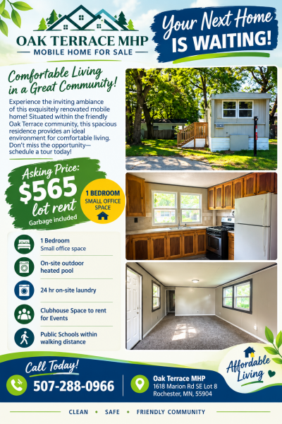 Mobile Home at 1618 Marion Rd SE #8 Rochester, MN 55904