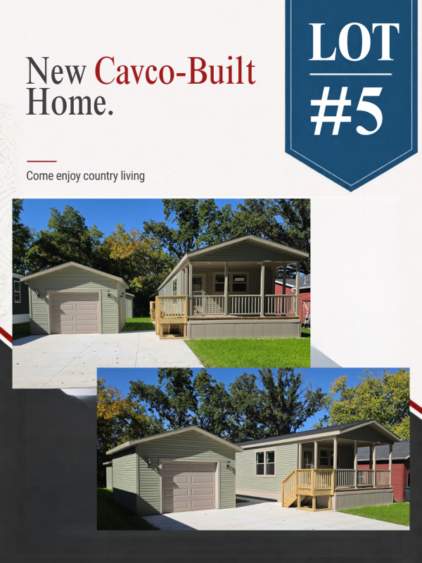 2026 Cavco Built Westlake Single  Mobile Home