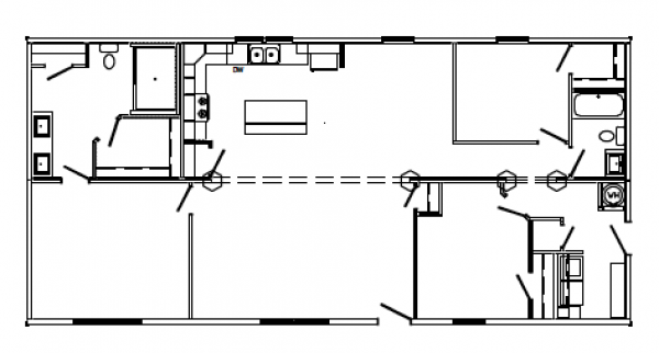 Floor plan of home