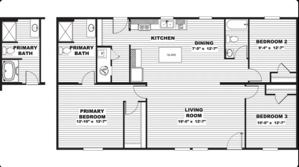 Floor plan of home