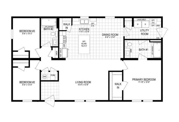 Floor plan of home