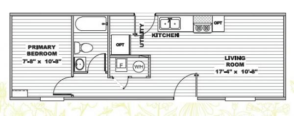 Floor plan of home