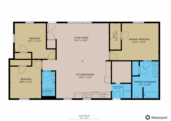 Floor plan of home