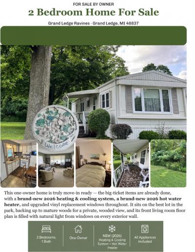 Mobile Home at 855 W. Jefferson Grand Ledge, MI 48837