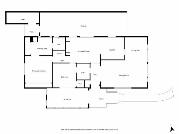 Floor plan of home