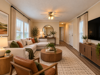 Mobile Home at 2345 Oakgrove Drive #48   Fenton, MI 48430