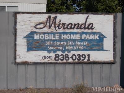 Mobile Home Park in Socorro NM