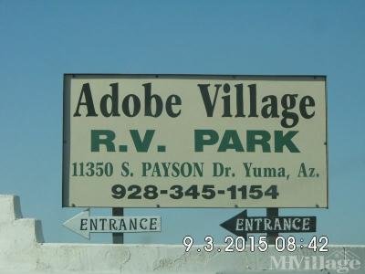 Mobile Home Park in Yuma AZ