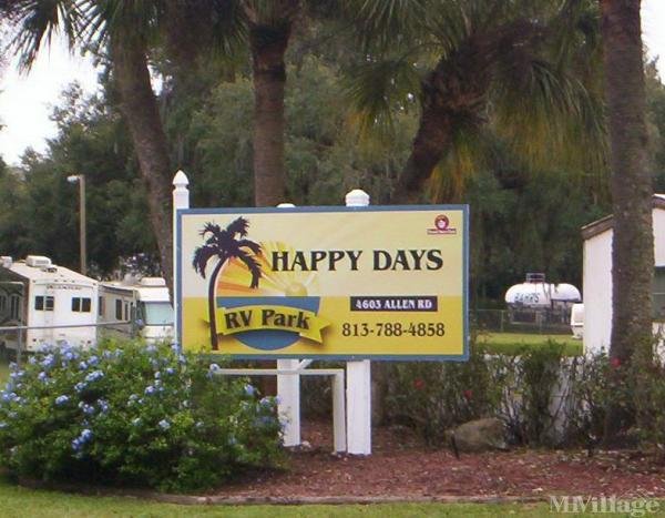 Photo of Happy Days RV Park, Zephyrhills FL