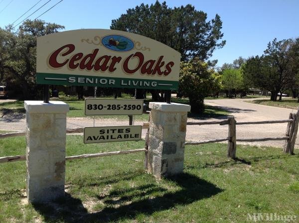 Photo of Cedar Oaks Mobile Home Park, Kerrville TX