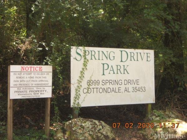 Photo 1 of 2 of park located at 6999 Spring Dr Cottondale, AL 35453