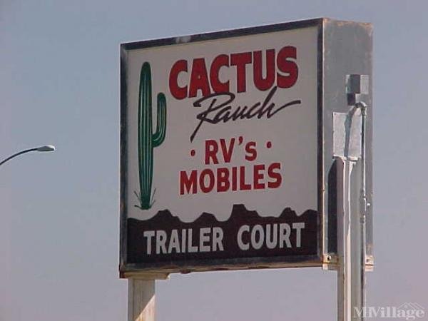 Photo of Cactus Ranch Trailer Court, Morristown AZ