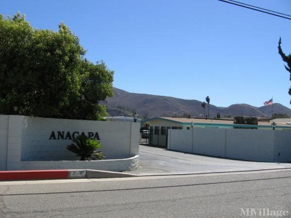 Photo of Anacapa Mobile Home Park, Santa Paula CA