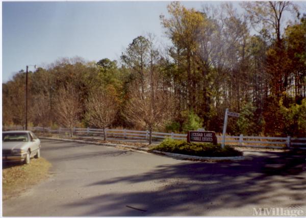 Photo 1 of 2 of park located at 11517 Cedar Lake Dr Middlesex, NC 27557