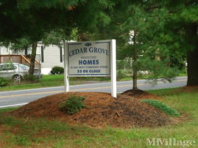 Cedar Grove Park Mobile Home Park in Mantua, NJ | MHVillage