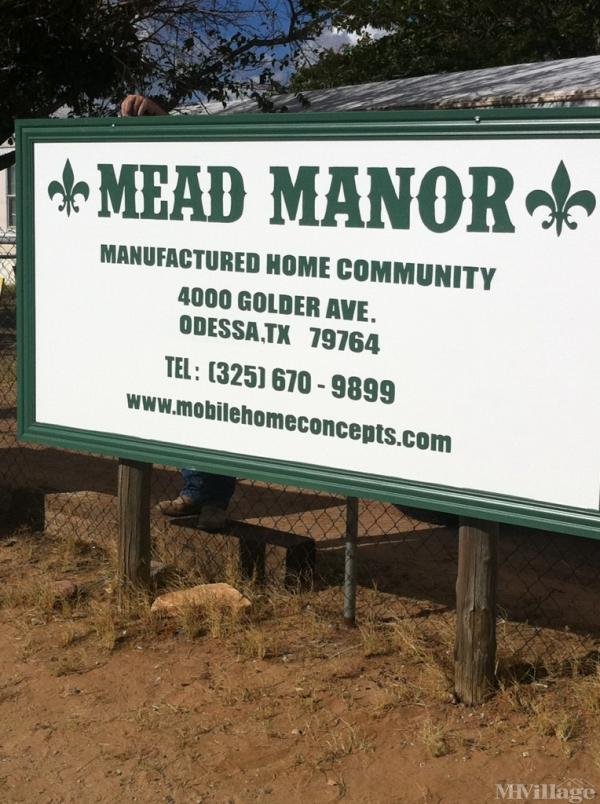 Photo of Mead Manor Manufactured Home Community, Odessa TX