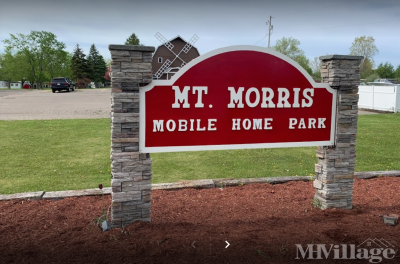 Mobile Home Park in Mount Morris MI