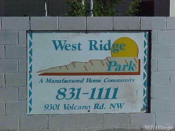 Photo 1 of 2 of park located at 9301 Volcano Road NW #155 Albuquerque, NM 87121