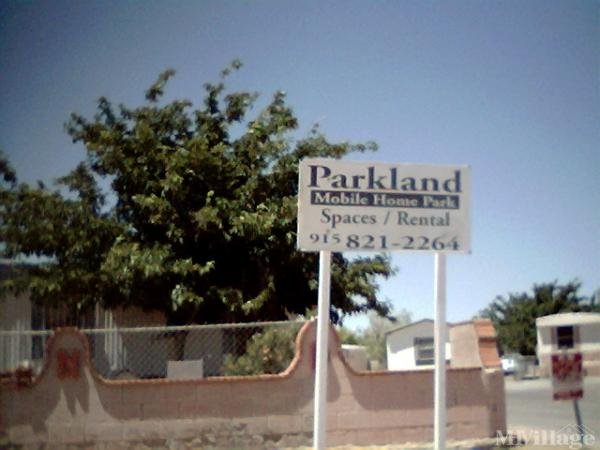 Photo of Parkland Mobile Home Park, El Paso TX