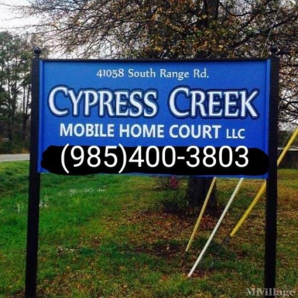 Photo of Cypress Creek Mobile Home Court, Ponchatoula LA