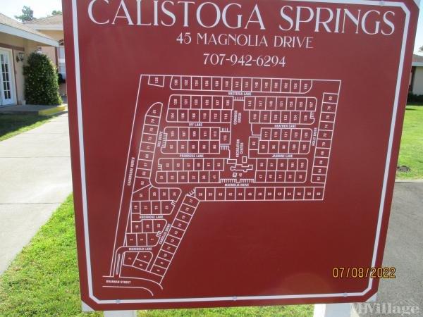 Photo 1 of 2 of park located at 45 Magnolia Dr Calistoga, CA 94515
